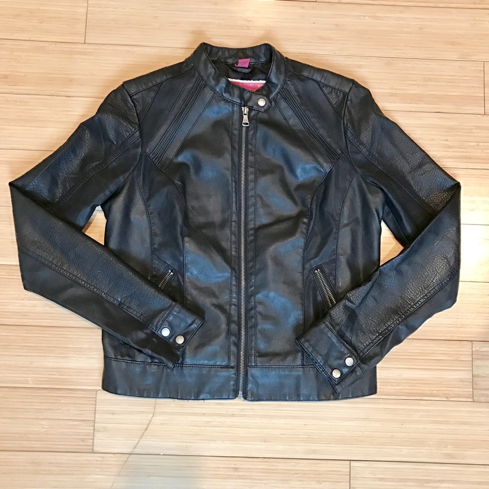 Faux Leather Jacket