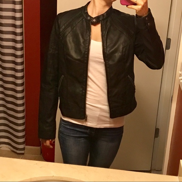 Faux Leather Jacket - Picture 4 of 4