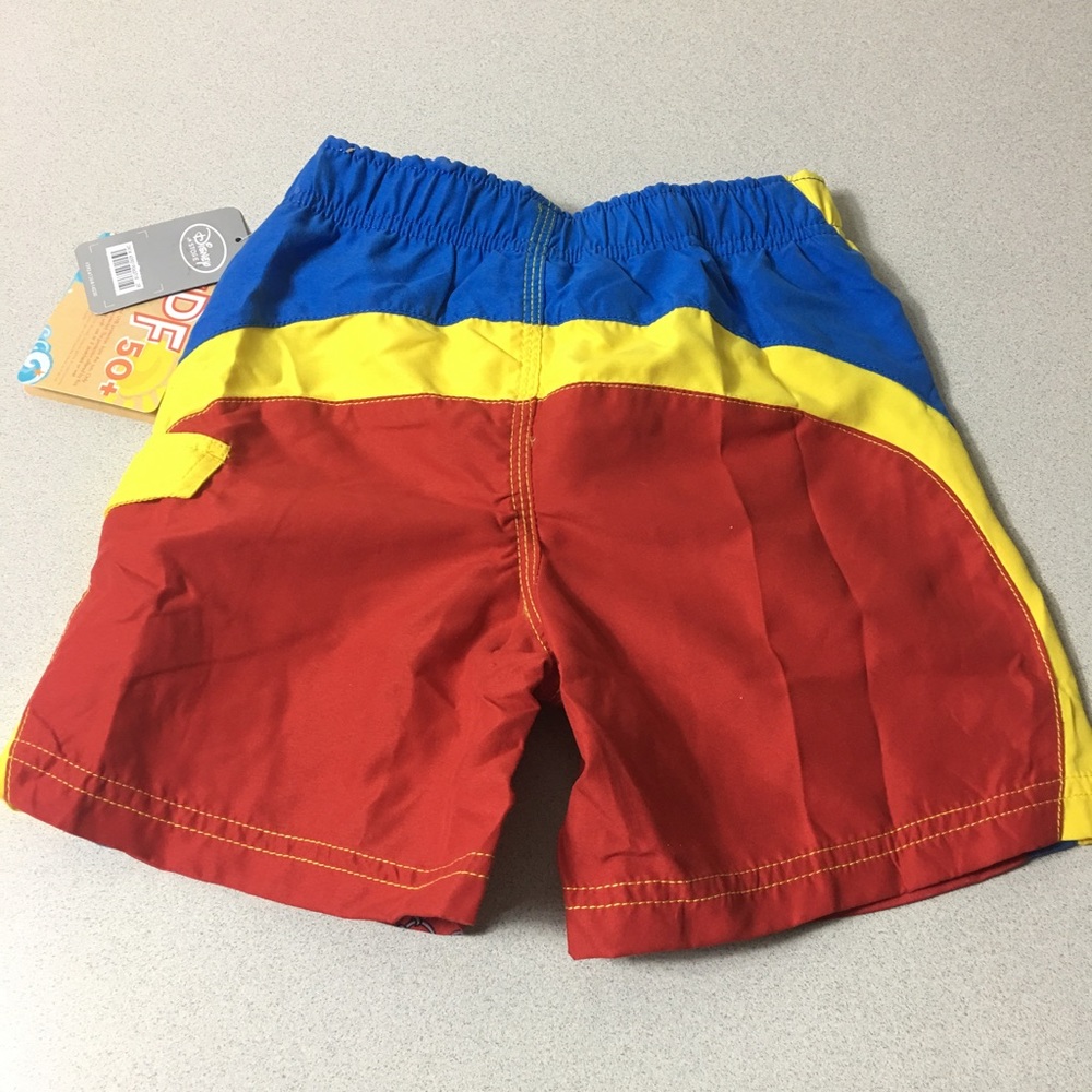 NWT Disney Spider Man Swim Trunk For Boys - Picture 2 of 2