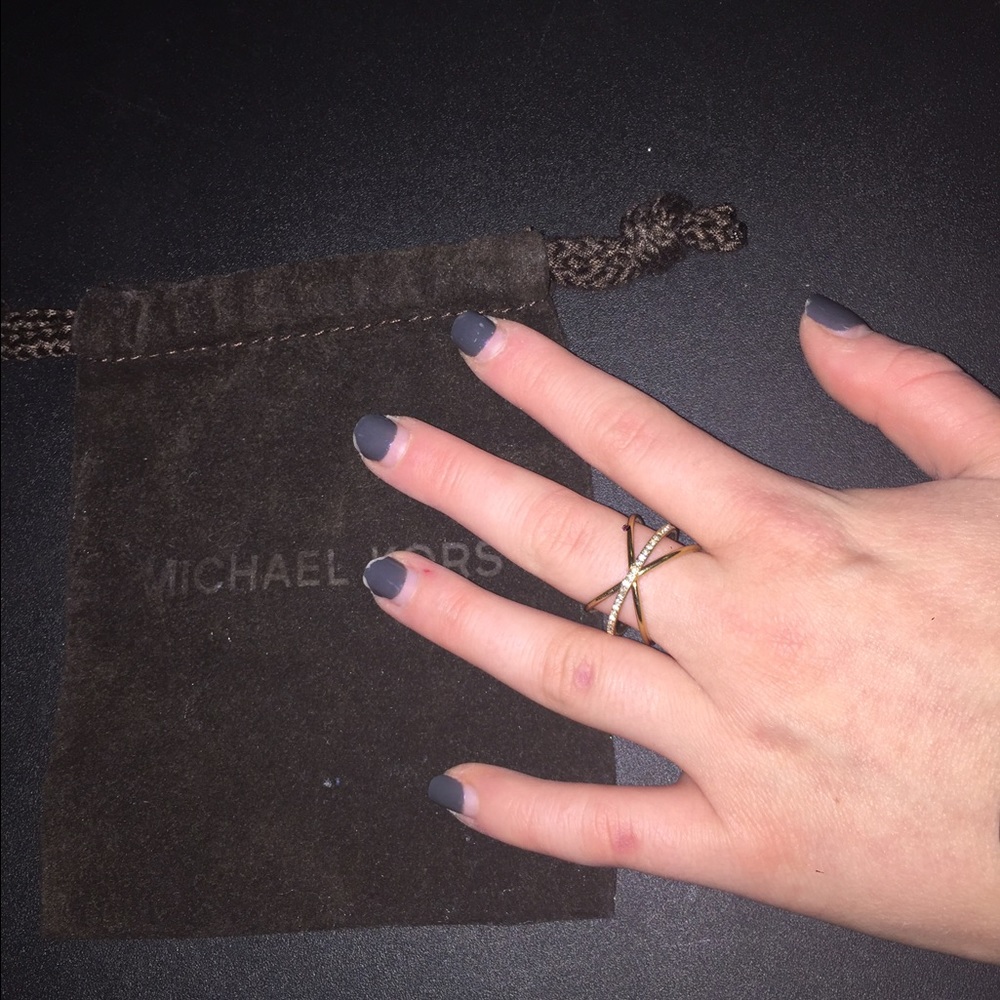 Michael Kors Pave Gold - Tone Ring