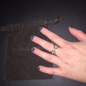 Michael Kors Pave Gold - Tone Ring