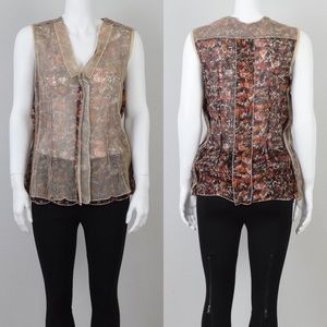 Bottega Veneta mesh top