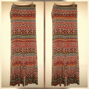 Tribal Print Plazzio Pants