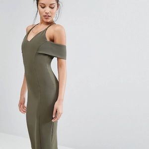 ✨Vesper Cami Pencil Dress w/ Cold Shoulder Detail✨