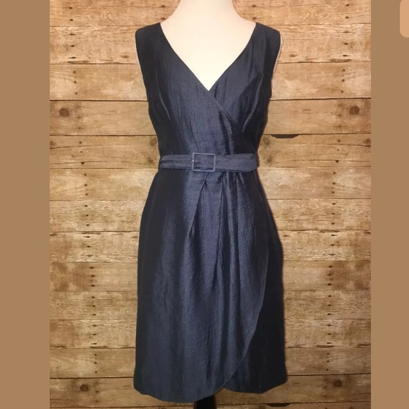 H&M Dresses & Skirts - H & M Faux Wrap Dress w Tulip Skirt Size 8