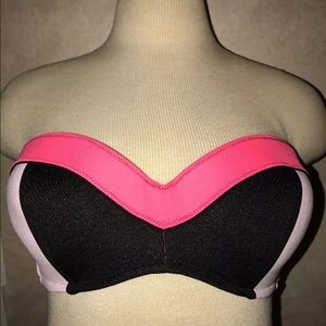 Victorias Secret Flirt Bandeau Bikini Swim top 36D