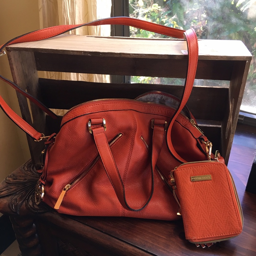 Michael Kors orange Bedford bag-authentic
