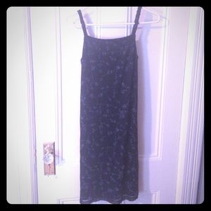 Navy Floral Summer Dress