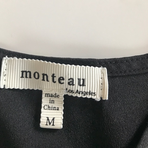 Black Crop Top - Picture 3 of 3