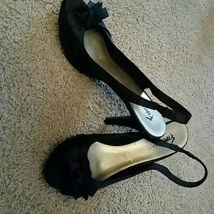 Fioni night size 9 black heels