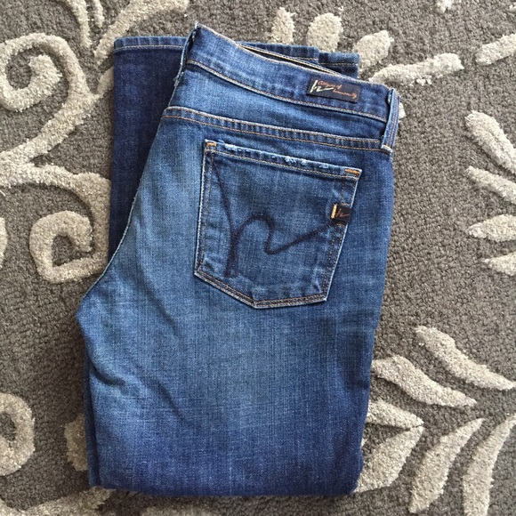 Citizens of Humanity cropped jeans sz 29 - Picture 1 of 3