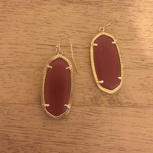 Kendra Scott Elle red earrings