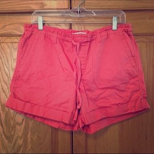 Coral linen shorts! NWT