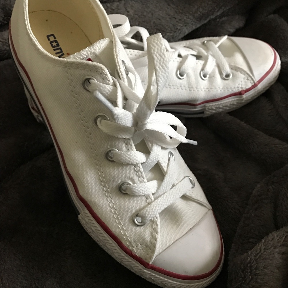 Converse White Low Tops