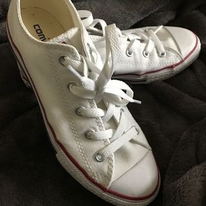 Converse White Low Tops