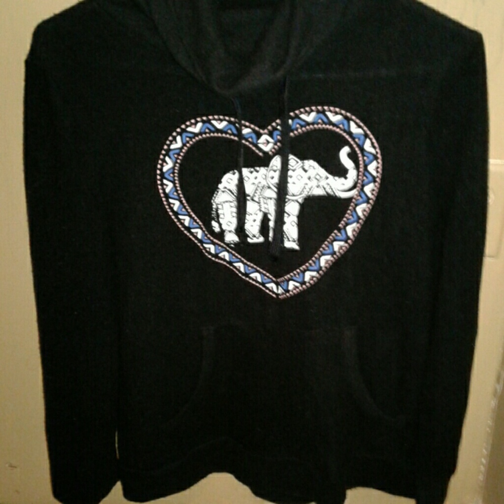 Black sorta turtle neck pullover