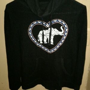 Black sorta turtle neck pullover