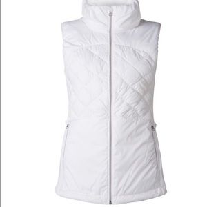 White down vest