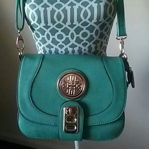 Cute turquoise shoulder bag