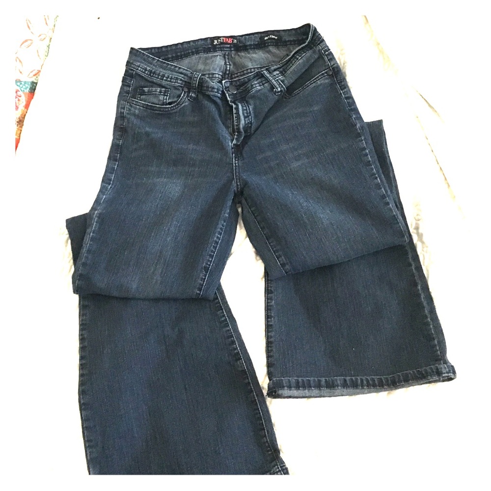 "The Flare" JustFab Stretchy Denim Jeans (size 29)