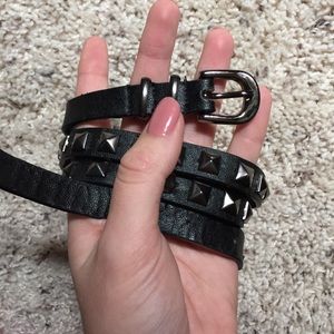 Black Studded Belt Express