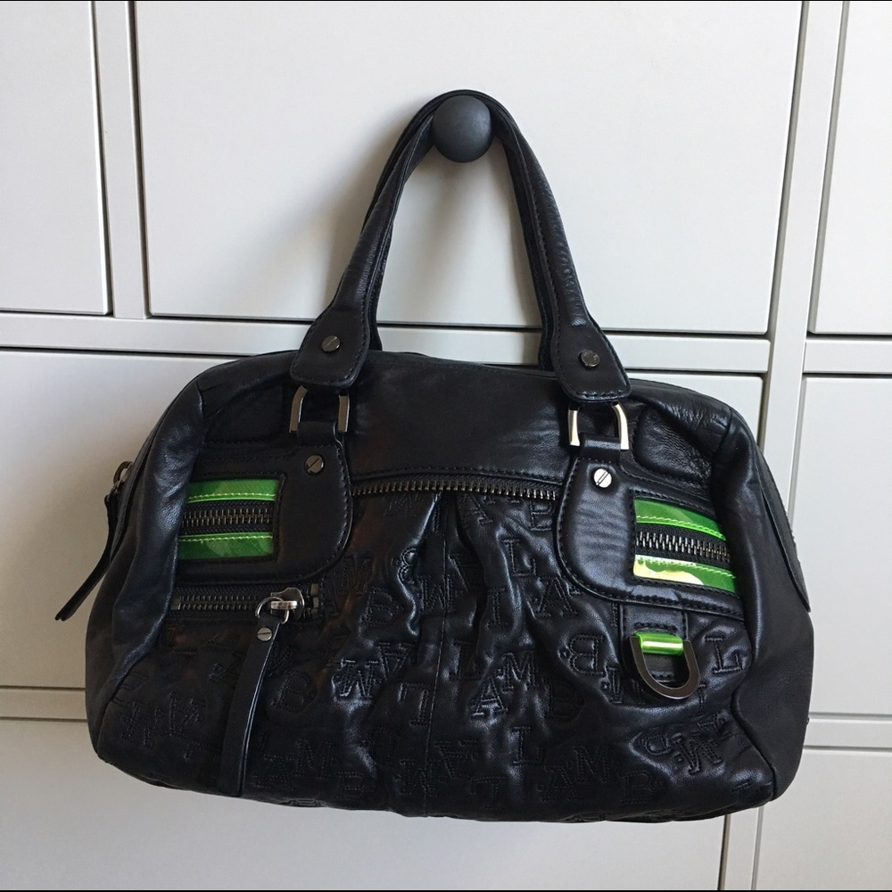 L.A.M.B. ultraviolet satchel