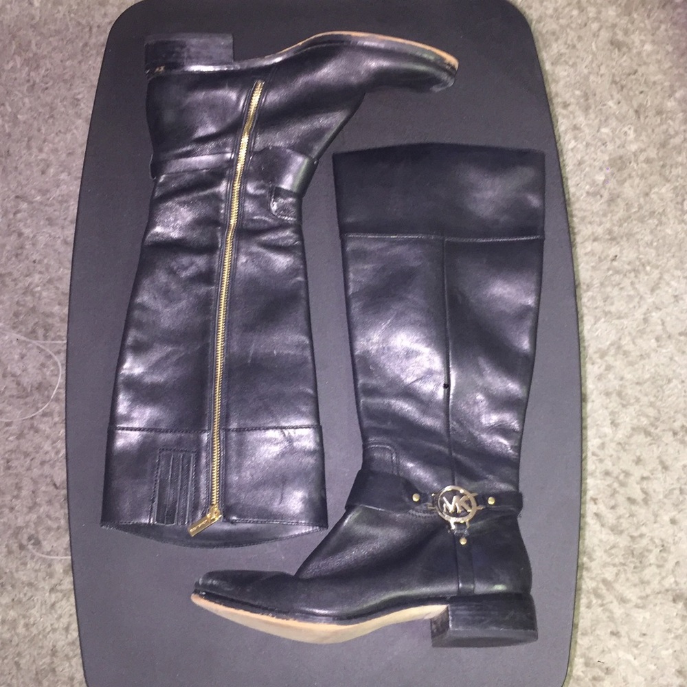 Michael Kors Fulton Harness Tall Riding Boots