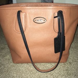 BLACK FRIDAY SALE! Coach Taxi Tote brown leather