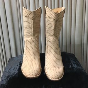 High heeled boots