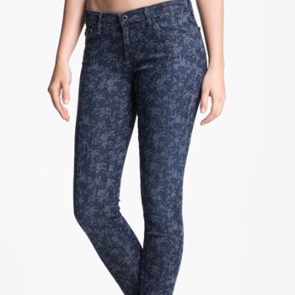 AG x 'Liberty of London' Print Denim Ankle Legging