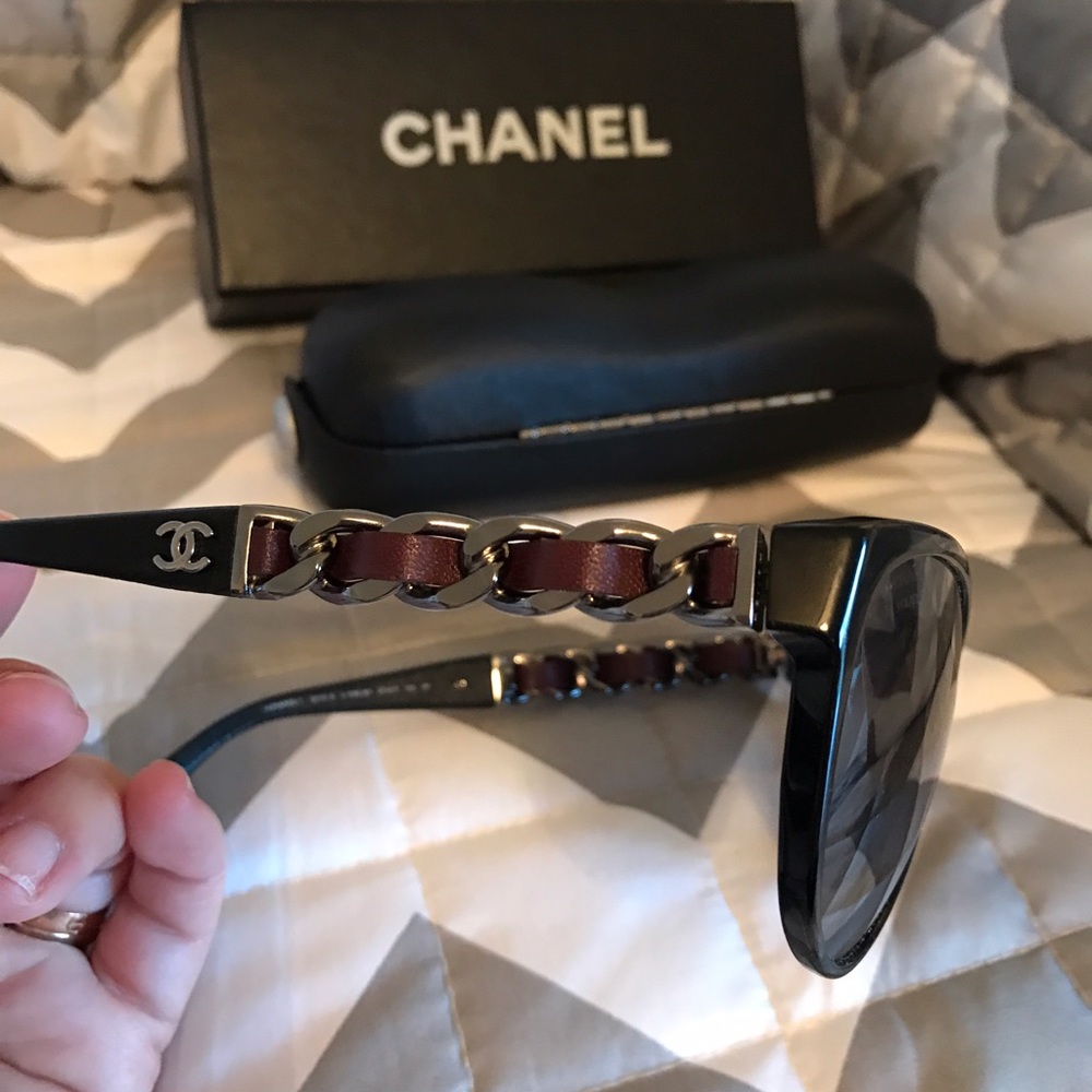 Chanel sunnies barely worn