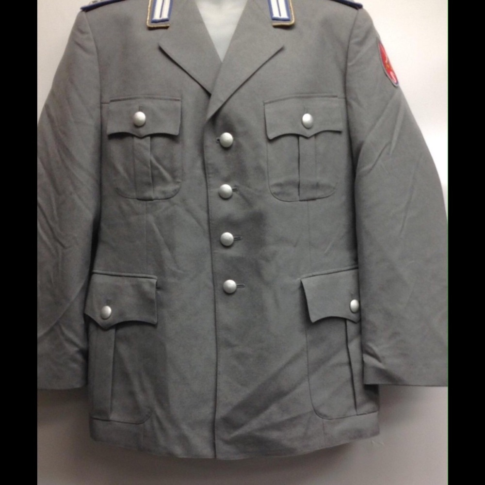 GERMAN MILITARY PARADE DRESS JACKET WITH BADGES