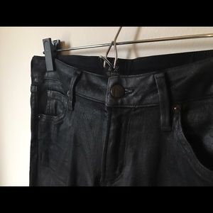 Citizens of Humanity waxed black denim