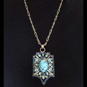 VTG Elster Blue Turquoise Necklace