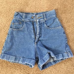High waisted vintage shorts