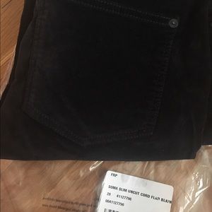 Free People. Soma slim uncut cord flare