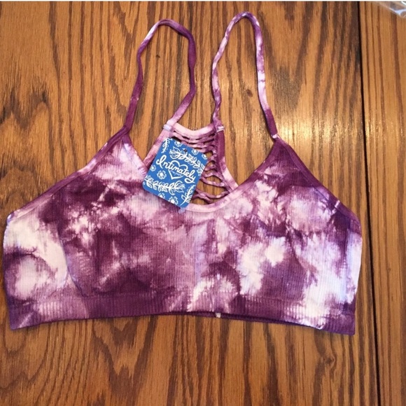 Free People Other - NWT Free People Tye-Dye Racerback Bralette