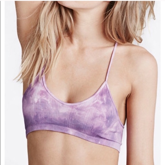 NWT Free People Tye-Dye Racerback Bralette - Picture 3 of 3