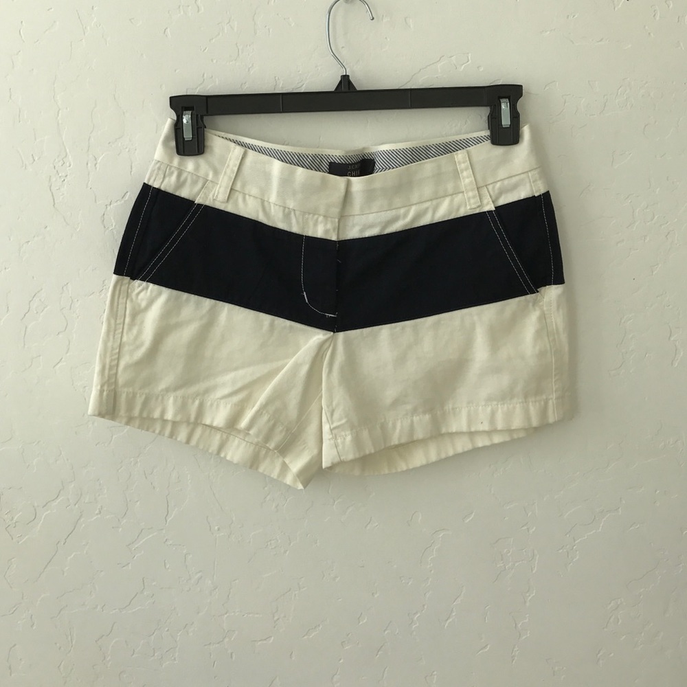 Brand new j. Crew chino striped shorts