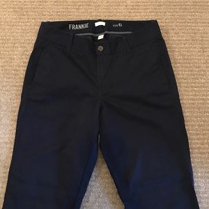 J. Crew Frankie slacks size 6 navy blue