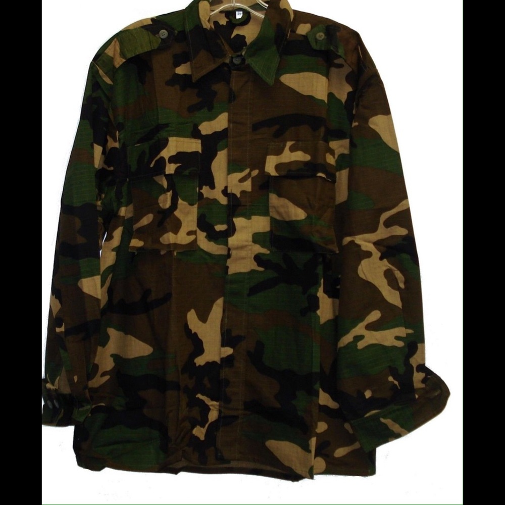 NEW CROATIAN WOODLAND RIPSTOP MILITARY SHIRT