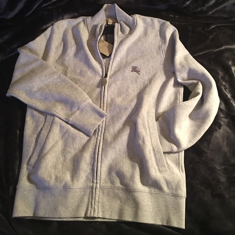 Men's Burberry Full Zip Sweat Jacket