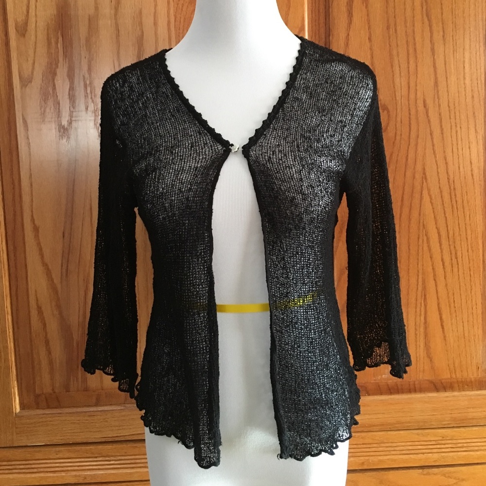 Nomadic Traders lightweight black sweater