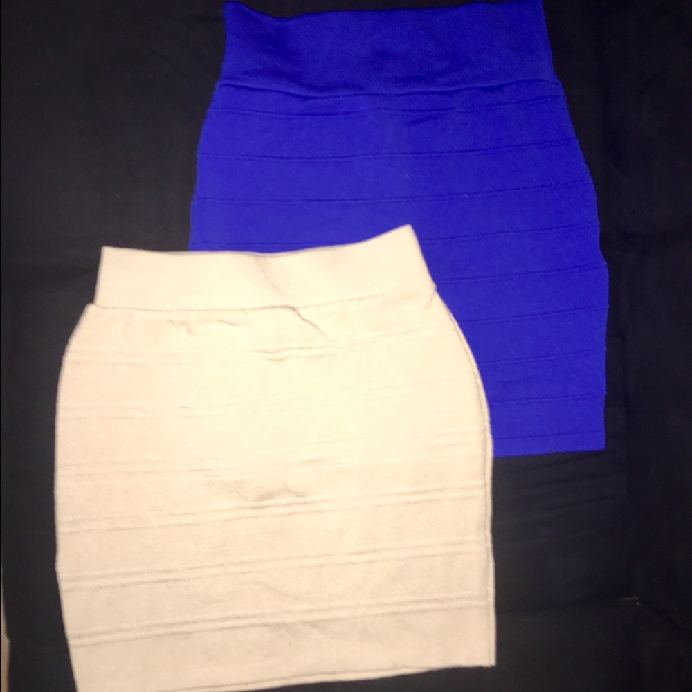 BODY CON PANELED SKIRT BUNDLE