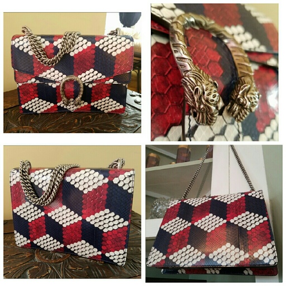 💛💛SOLD💛💛 Gucci Dionysus cubic Python Handbag - Picture 2 of 4