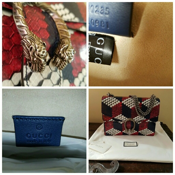 💛💛SOLD💛💛 Gucci Dionysus cubic Python Handbag - Picture 4 of 4