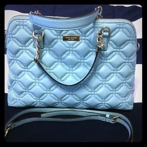 Kate Spade Light Blue Handbag with shoulder strap