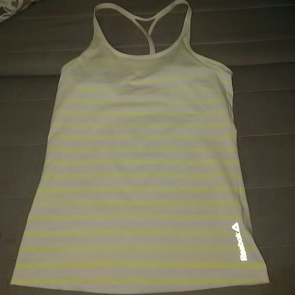Rebook. Yellow sports top  bra. Size 2, Small