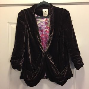 Velvet Anthropologie jacket