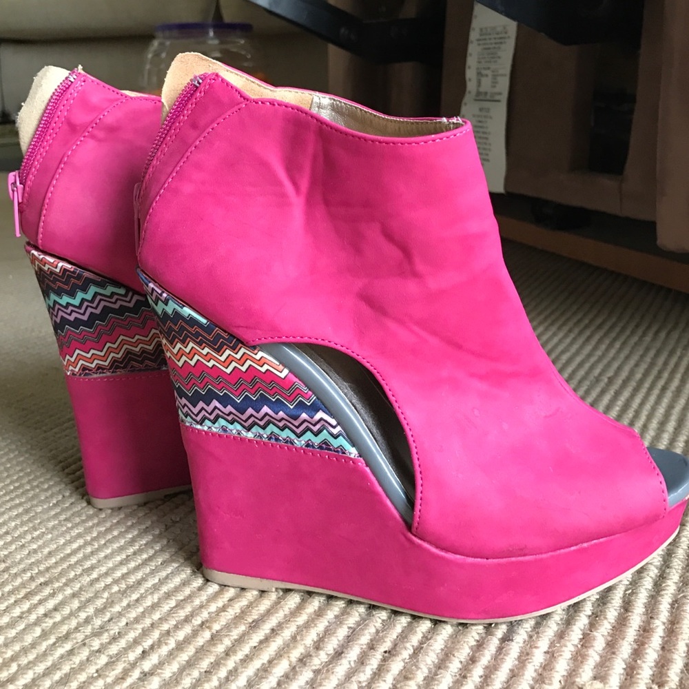 Pink high heels